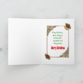 Weihnachtsfeiertag auf dem Teich Karte (Innenseite)