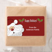 Weihnachtsfeiertag Backen / Cookie Aufkleber (rot) (Insitu)