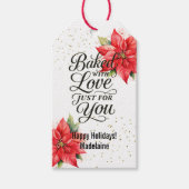 Weihnachtsfeiertag Backwaren Geschenkanhänger (Vorderseite)