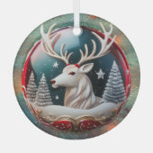 Weihnachtsfeiertag Baum Ornament (Vorderseite)