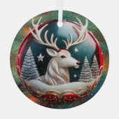 Weihnachtsfeiertag Baum Ornament Aus Glas (Rückseite)