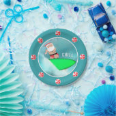 Weihnachtsfeiertag Beach Party Pappteller (Party)