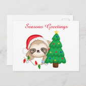 Weihnachtsfeiertag - Begrüßung Feiertagspostkarte (Vorne/Hinten)