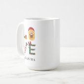 Weihnachtsfeiertag - Benutzerlicher Keepake Kaffeetasse (Vorderseite Links)