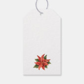 Weihnachtsfeiertag Berries Grüne Weinkultur Geschenkanhänger (Rückseite)