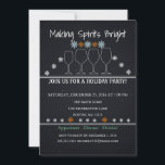 Weihnachtsfeiertag Black Chalkboard Snowflake Part Einladung<br><div class="desc">Das ist ein schönes Weihnachtsfest Black Chalkboard Snowflake Party Familie Party Einladung Karte.</div>