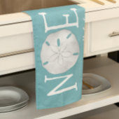 Weihnachtsfeiertag Blue Weihnachten Niedlich Beach Geschirrtuch