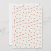 Weihnachtsfeiertag Bridal Luncheon Einladung (Rückseite)