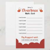 Weihnachtsfeiertag Briefpapier (Vorne/Hinten)