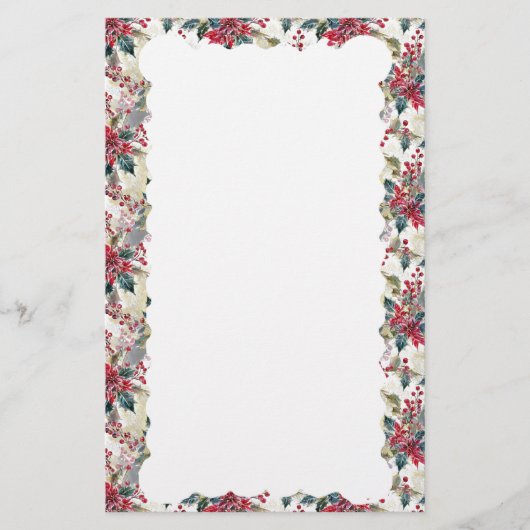 Weihnachtsfeiertag Briefpapier (Vorderseite)