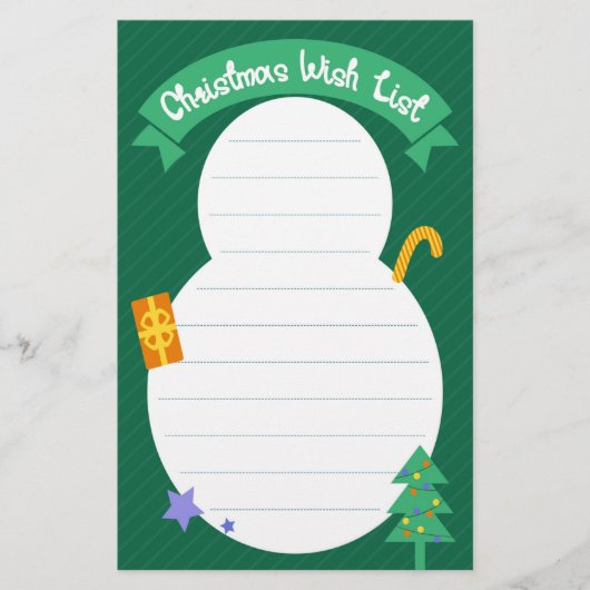 Weihnachtsfeiertag Briefpapier (Vorderseite)