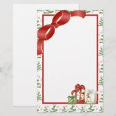 Weihnachtsfeiertag Briefpapier (Vorne/Hinten)