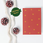 Weihnachtsfeiertag Bull Terrier Ugly Sweater Party Einladung