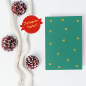 Weihnachtsfeiertag Bull Terrier Ugly Sweater Party Einladung