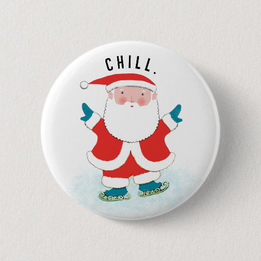 Weihnachtsfeiertag Button (Vorderseite)