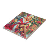 Weihnachtsfeiertag Button Up Fliese (Seite)