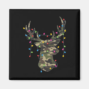 Weihnachtsfeiertag Camouflage Jagd Rentiere Hirsch Magnet