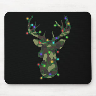 Weihnachtsfeiertag Camouflage Jagd Rentiere Hirsch Mousepad