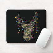 Weihnachtsfeiertag Camouflage Jagd Rentiere Hirsch Mousepad (Mit Mouse)