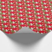 Weihnachtsfeiertag Cartoon Packpapier (Ecke)