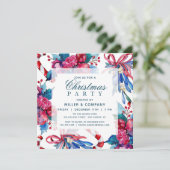 Weihnachtsfeiertag Chic Weihnachtsfest im Unterneh Einladung (Stehend Vorderseite)