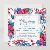 Weihnachtsfeiertag Chic Weihnachtsfest im Unterneh Einladung (Vorderseite)