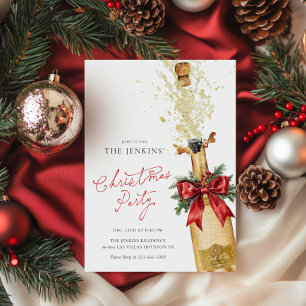 Weihnachtsfeiertag Cocktail Party Einladung