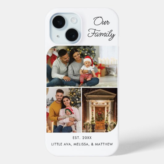 Weihnachtsfeiertag - Collage Case-Mate iPhone Hülle (Rückseite)