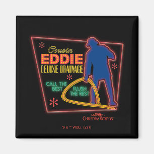 Weihnachtsfeiertag   Cousin Eddie Neon Sign Magnet