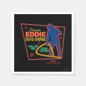 Weihnachtsfeiertag | Cousin Eddie Neon Sign Serviette (Vorderseite)