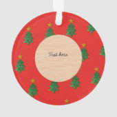 Weihnachtsfeiertag Custom Cat Foto Ornament (Rückseite)