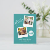Weihnachtsfeiertag Custom Foto Postkarte (Stehend Vorderseite)