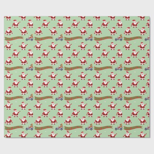 Weihnachtsfeiertag Custom Geschenkpapier (Flach)