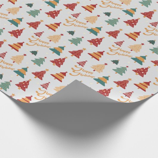 Weihnachtsfeiertag Custom Geschenkpapier (Ecke)