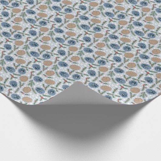 Weihnachtsfeiertag Custom Geschenkpapier (Ecke)