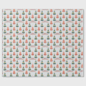 Weihnachtsfeiertag Custom Geschenkpapier (Flach)