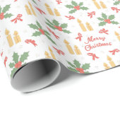 Weihnachtsfeiertag Custom Geschenkpapier (Rolleneckpunkt)