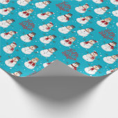 Weihnachtsfeiertag Custom Geschenkpapier (Ecke)