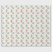Weihnachtsfeiertag Custom Geschenkpapier (Flach)