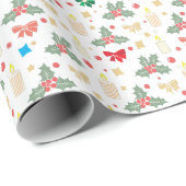 Weihnachtsfeiertag Custom Geschenkpapier (Rolleneckpunkt)