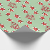 Weihnachtsfeiertag Custom Geschenkpapier (Ecke)