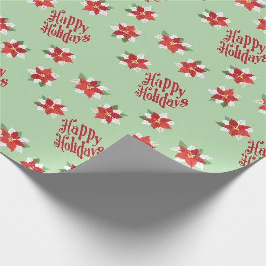 Weihnachtsfeiertag Custom Geschenkpapier (Ecke)