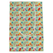 Weihnachtsfeiertag Custom Mittlere Geschenktüte (Rückseite)