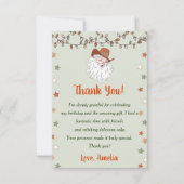 Weihnachtsfeiertag Dankeskarte (Vorderseite)