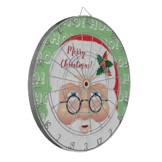 Weihnachtsfeiertag Dartscheibe (Vorderseite Links)