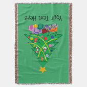 Weihnachtsfeiertag Decke (Vorderseite Vertikal)