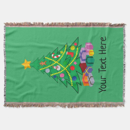 Weihnachtsfeiertag Decke (Vorderseite)