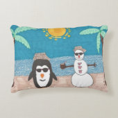 Weihnachtsfeiertag Dekokissen (Vorderseite)