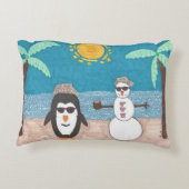 Weihnachtsfeiertag Dekokissen (Rückseite)