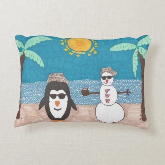 Weihnachtsfeiertag Dekokissen (Rückseite)